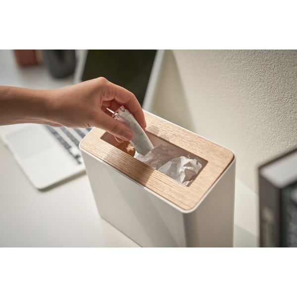 Balta galda atkritumu urna Yamazaki Rin, 2,3 l-image-4