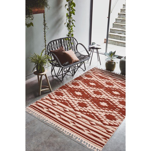 Oranžs paklājs Asiatic Carpets Taza, 160 x 230 cm-image-4