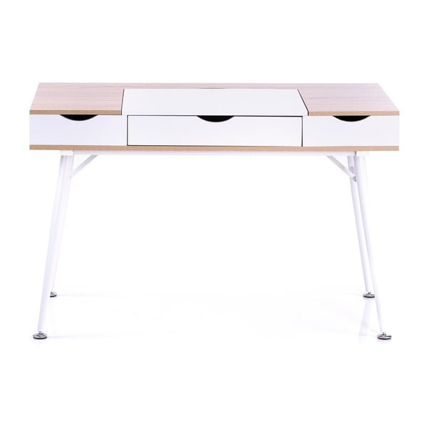 Darba galds ar ozolkoka imitācijas galda virsmu 60x120 cm Faryn – Homede-image-2