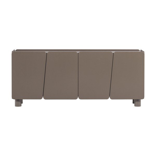 Brūna priedes masīvkoka kumode 200x85x45 cm Root – WOOOD-image-2