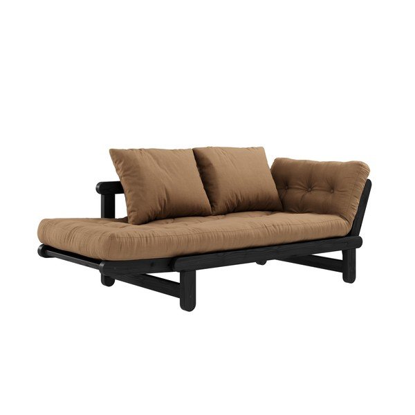 Izvelkamais dīvāns Karup Design Beat Black/Mocca-image-4