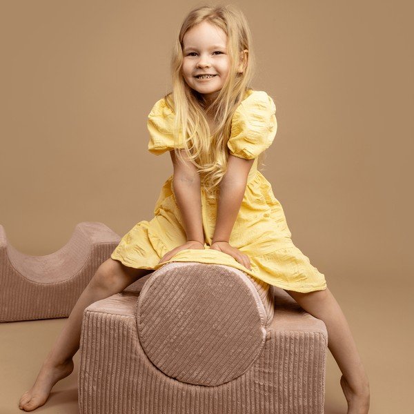 Haki velveta putu rotaļu laukums 45x170x30 cm Montessori – Meowbaby-image-4