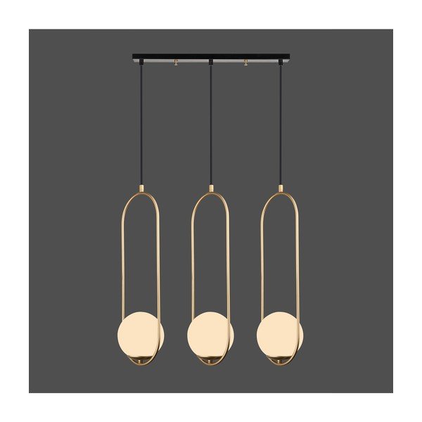 Piekarama lampa zelta krāsā Squid Lighting Arch, augstums 146 cm-image-1