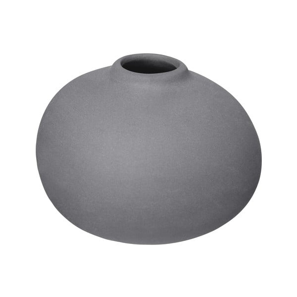 Tumši pelēkas porcelāna vāzes (3 gab.) (augstums 9 cm) Nona – Blomus-image-3
