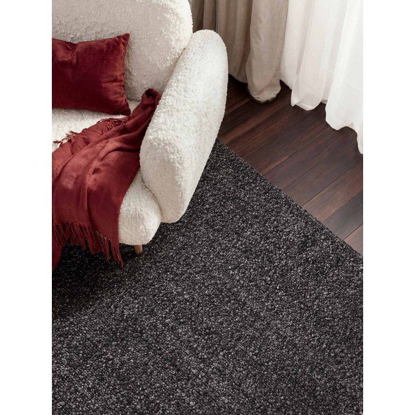 Tumši pelēks ar rokām darināts buklē paklājs 160x230 cm Notting Hill Portobello – Ted Baker-image-1