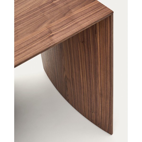 Darba galds ar riekstkoka imitāciju 60x140 cm Litto – Kave Home-image-4