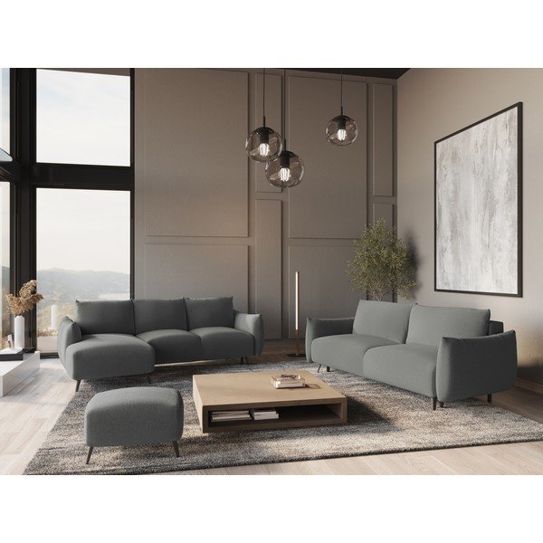 Gaiši pelēks stūra dīvāns (ar kreiso stūri) Malie – Makamii-image-1