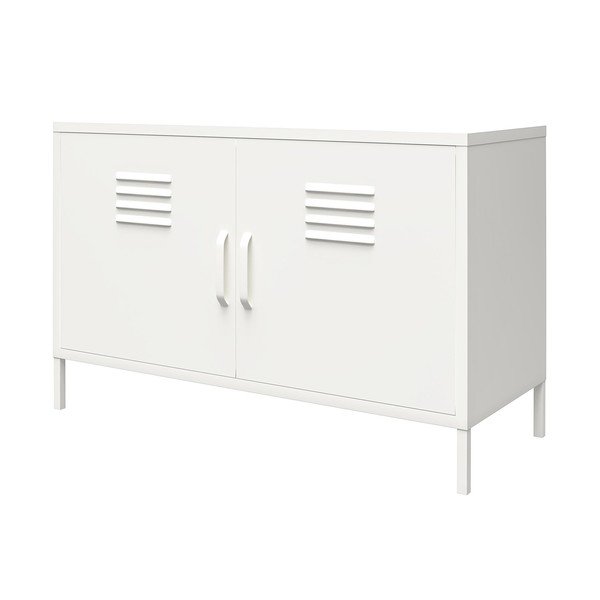 Balts metāla skapis 100x64 cm Mission District – Støraa-image-3