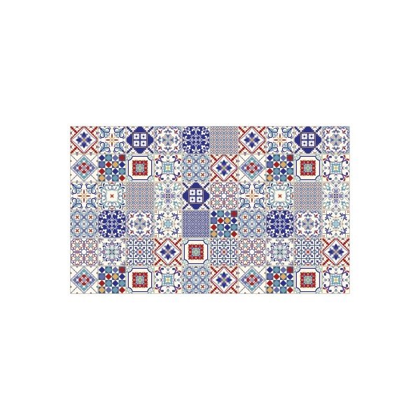 Komplekts ar 60 sienas uzlīmēm Ambiance Azulejos Milonga, 15 x 15 cm-image-2
