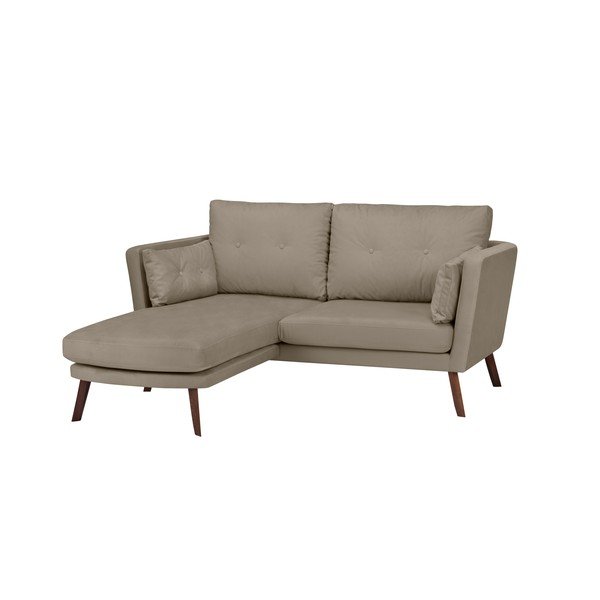 Mazzini Sofas Elena tumši bēšs trīsvietīgs dīvāns Elena ar kreisā stūra šozu-šozu-image-4