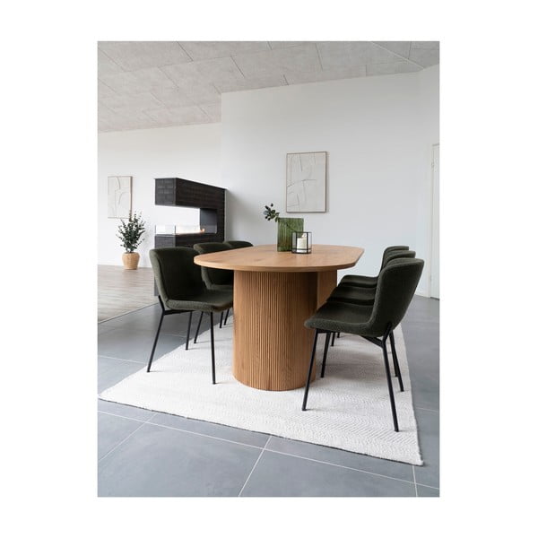 Zaļa stikla vāze (augstums 26,5 cm) – House Nordic-image-3