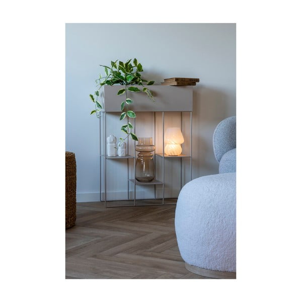 Gaiši brūna stikla vāze (augstums 31 cm) – House Nordic-image-3