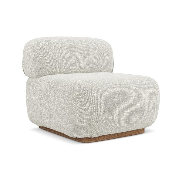 Krēmkrāsas modulārā dīvāna daļa Ailani – Makamii-image-1