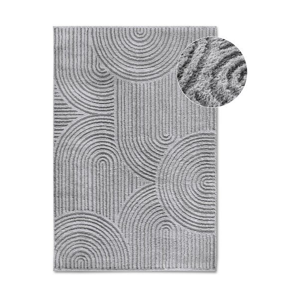 Pelēks paklājs 200x280 cm Chappe Light Grey – Elle Decoration
