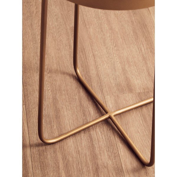 Apaļš sānu galdiņš ar marmora virsmu ø 36 cm Shalimar – Premier Housewares-image-4