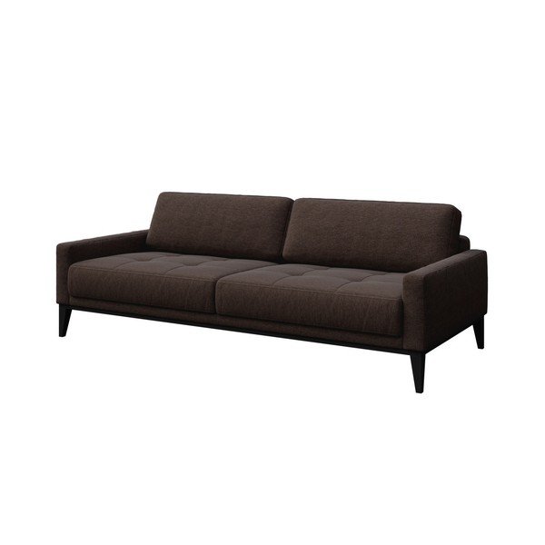 Brūns dīvāns MESONICA Musso Tufted, 210 cm-image-2
