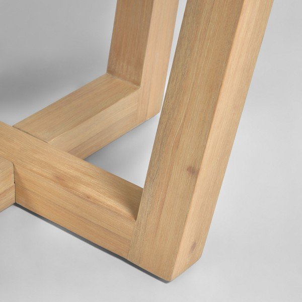 Balts dārza galds ar akmens virsmu Kave Home Shanelle, ø 120 cm-image-3
