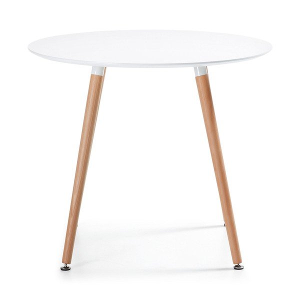 Ēdamgalds no dižskābarža koka Kave Home Daw, ⌀ 100 cm-image-2