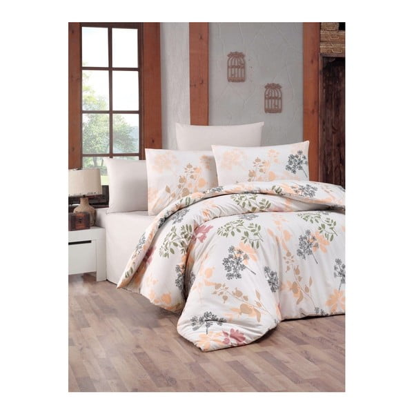 Ranforce kokvilnas gultasveļa ar palagu divguļamai gultai Vivian, 200 x 220 cm