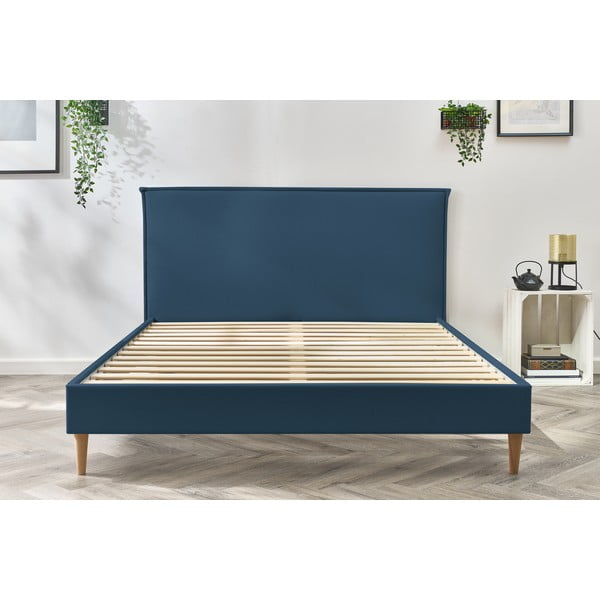 Zila divguļamā gulta Bobochic Paris Sary Light, 180 x 200 cm-image-1