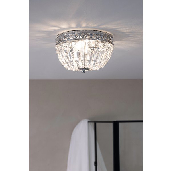 Griestu lampa sudraba krāsā ar stikla abažūru Etienne – Markslöjd-image-3
