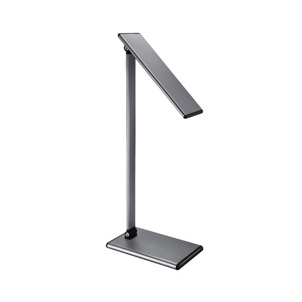 Pelēka galda lampa ar LED apgaismojumu SULION Hawking-image-1