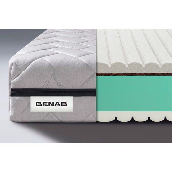 Vidēji ciets/īpaši ciets divpusējs putu matracis 90x200 cm BuonaNotte HR BIO – BENAB-image-1