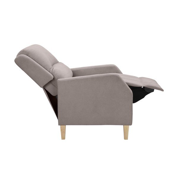 Pelēks relaksējošs atpūtas krēsls Dina – Støraa-image-1