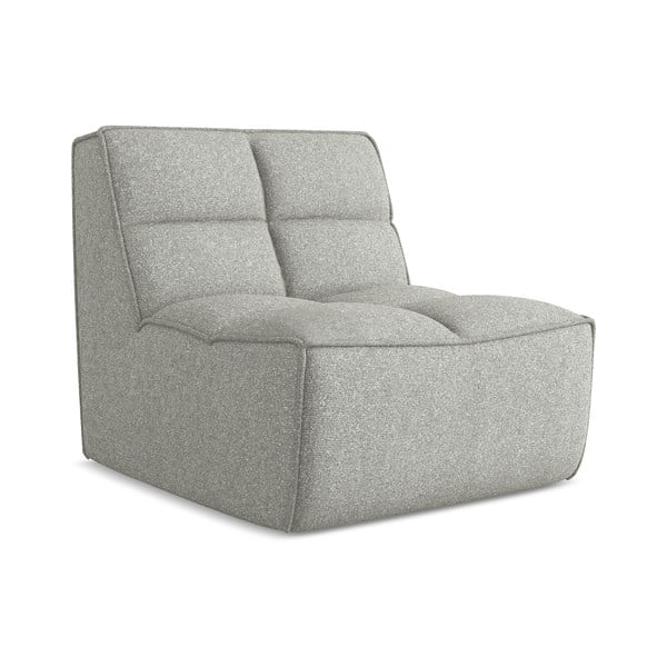 Gaiši pelēka modulārā dīvāna daļa Kalai – Makamii-image-2