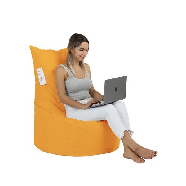 Oranžs dārza sēžammaiss Balina – Floriane Garden-image-1