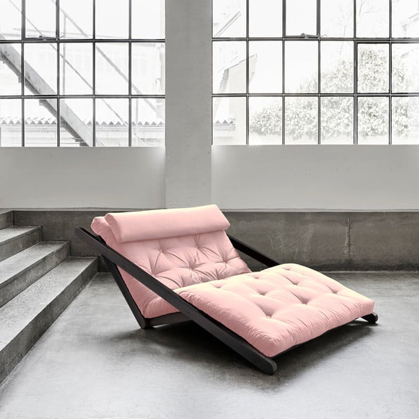 Karup Figo Wenge/Pink Peonie divvietīgais mainīgais atpūtas krēsls