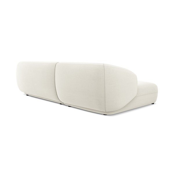 Balts samta stūra dīvāns (ar kreiso stūri) Moana – Makamii-image-3