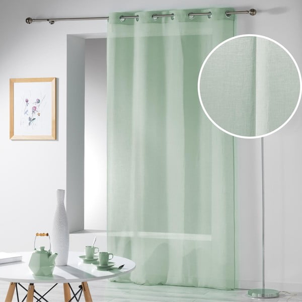 Gaiši zaļš dienas aizkars 140x280 cm Telma – douceur d'intérieur-image-3