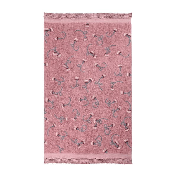 Rozā mazgājams/ar rokām darināts kokvilnas bērnu paklājs 140x210 cm English Garden Ash Rose – Lorena Canals