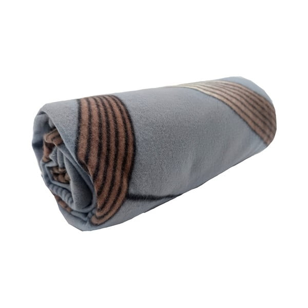 Pelēks flīsa pleds 150x200 cm Gold Ribbon – JAHU collections