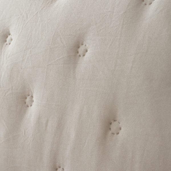 Krēmkrāsas stepēts gultas pārklājs no vilnas Sherpa 220x230 cm Cosy Nori – Catherine Lansfield-image-3