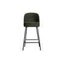 Tumši zaļš samta bāra krēsls (sēdekļa augstums 64 cm) Vogue – WOOOD