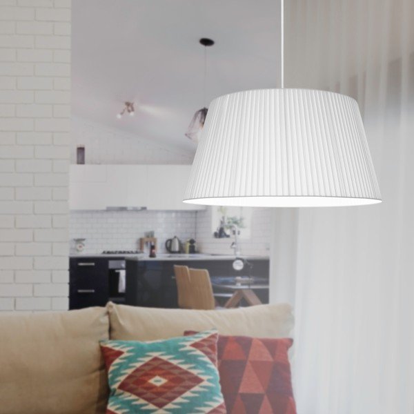 Balta griestu lampa Sotto Luce KAMI, Ø 54 cm-image-1