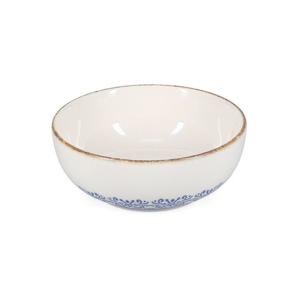 Balta/zila porcelāna zupas bļodiņa 710 ml Azul – BonBistro
