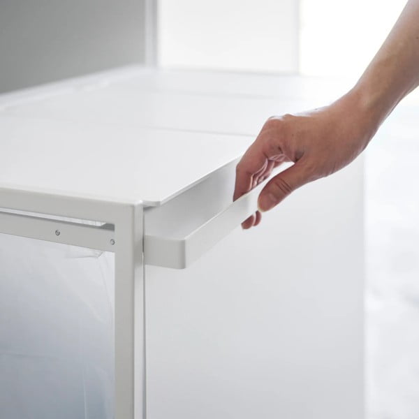 Balta atkritumu šķirošanas metāla atkritumu tvertne Tower – YAMAZAKI-image-3