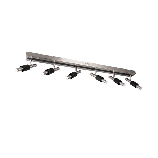 Melna/sudraba krāsas LED prožektora tipa lampa 20,5x120 cm Ikaris – Trio Select