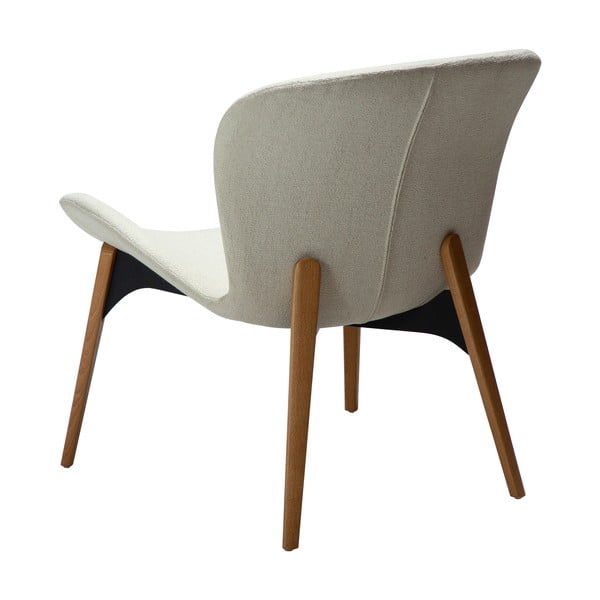 Krēmkrāsas atpūtas krēsls no buklē auduma Paragon – DAN-FORM Denmark-image-3