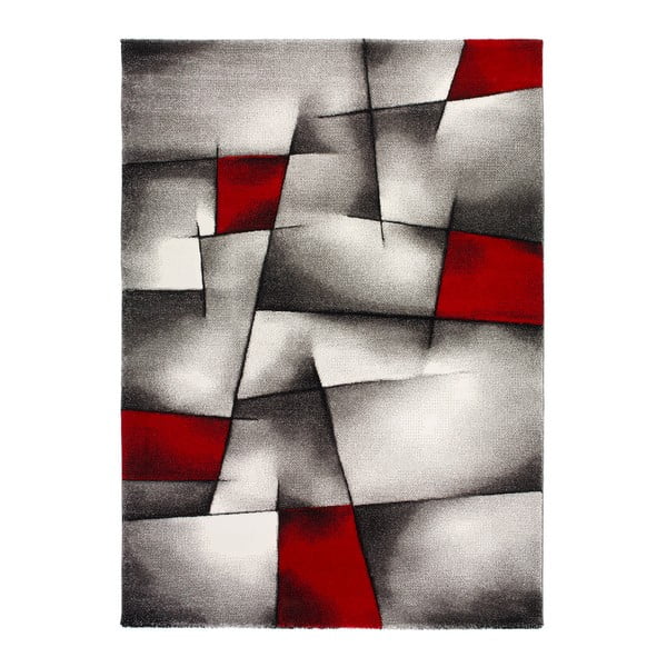 Sarkans un pelēks paklājs Universal Malmo, 160 x 230 cm