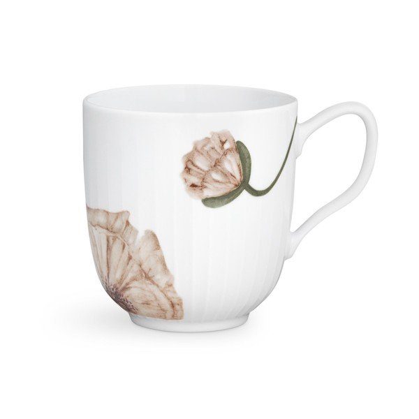 Balta porcelāna krūze Kähler Design Hammershøi Poppy, 330 ml