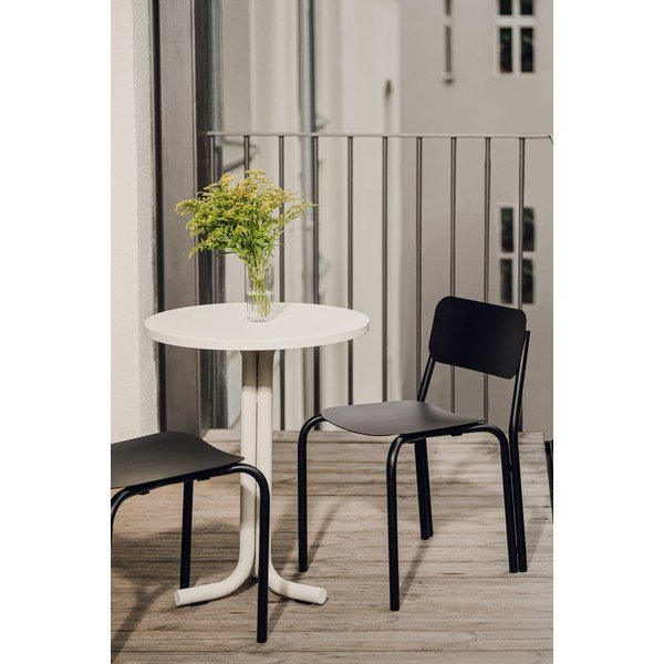 Melns metāla dārza krēsls Kei – noo.ma-image-1