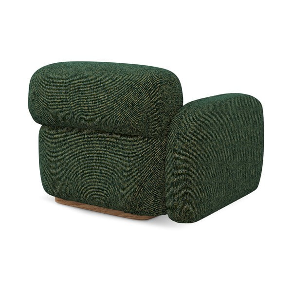 Tumši zaļa modulārā dīvāna daļa (ar kreiso stūri) Ailani – Makamii-image-4