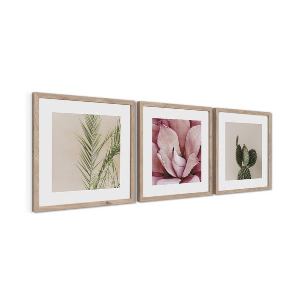 Drukātas gleznas (3 gab.) ar rāmi 30x30 cm Fresh – Styler-image-4