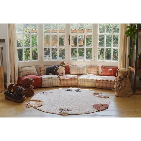 Kokvilnas bērnu spilvens 40x25 cm Mapple Red – Lorena Canals-image-3