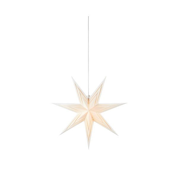 Balts piekarināms gaismas dekors ar Ziemassvētku motīvu ø 70 cm Sombra – Markslöjd