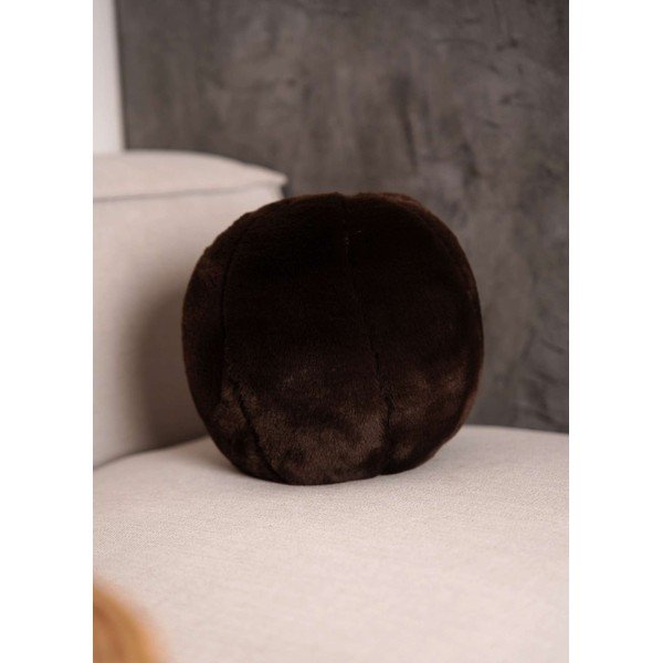 Mikroplīša dekoratīvais spilvens ø 25 cm Top – Mioli Decor-image-1